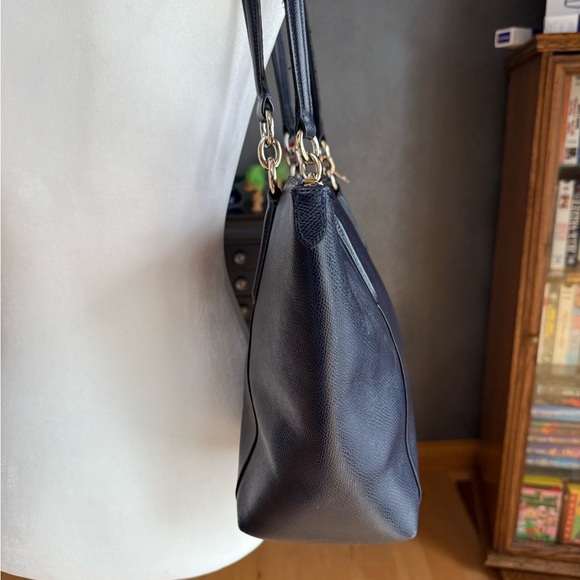 Coach Ava Navy Blue Tote Bag - Picture 5 of 15